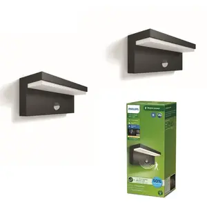 Philips Bustan Applique murale, lot de 2, LED, 8721103043719, pas cher