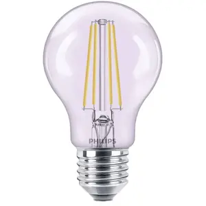 Ampoule LED Philips E27 A60 7W 806lm 2700K filament, lot de 3 pas cher