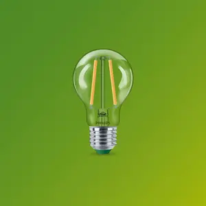 Ampoule LED Philips E27 A60 2,3 W 485 lm 2700 K filament, lot de 6Vendu parluminaire