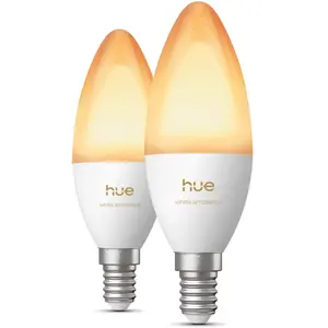 Philips Hue White Ambiance Flamme B39 - Ampoule Led Connectée E14 pas cher