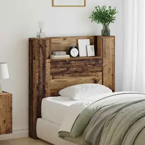 vidaXL Cabinet de Tête de Lit Bois Ancien 120 x 15 x 103.5 cm pas cher