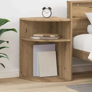 vidaXL Table d'appoint Chêne artisanal 39,7 x 39,7 x 60 cm pas cher