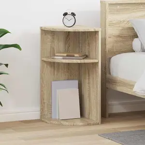 vidaXL Table d'appoint Chêne Sonoma 29,6 x 29,6 x 60 cm pas cher