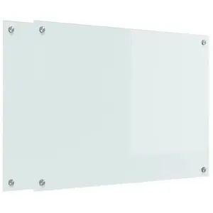 Comparateur de prix : vidaXL Protection de cuisine Blanc 80 x 60 x 0.8 cm verre trempé
