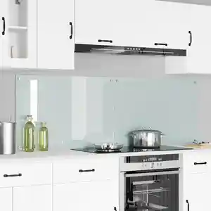 Comparateur de prix : vidaXL Protection de cuisine Blanc 90 x 60 x 0.8 cm verre trempé