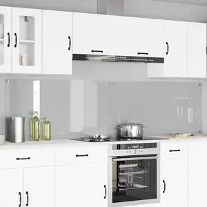 vidaXL Dos de cuisine 2 pcs Transparent 120 x 60 cm Verre trempéVendu parvidaxl