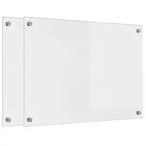 Comparateur de prix : vidaXL Protection de cuisine Transparent 70 x 50 x 0.8 cm verre trempé