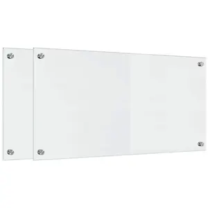 Comparateur de prix : vidaXL Protection de cuisine Transparent 80 x 40 x 0.8 cm verre trempé