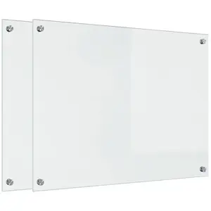 Comparateur de prix : vidaXL Protection de cuisine Transparent 80 x 60 x 0.8 cm verre trempé
