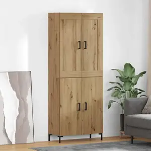 vidaXL Haut Armoire 2 pcs Chêne artisanal Bois d'ingénierie pas cher