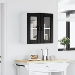 vidaXL Armoire de cuisine Chêne noir 60 x 31 x 60 cm Bois d'ingénierie