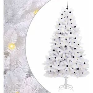Sapin De Noël Artificiel À Branches Articulées Blanc 300 Cm Vidaxl