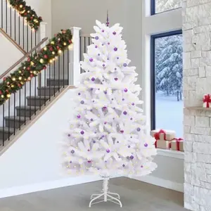 vidaXL Vidaxl Sapin De Noël Artificiel À Branches Articulées Blanc 300 Cm