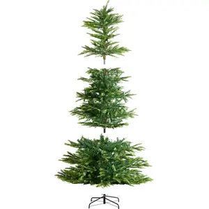 SucceBuy Sapin de Noël, 2,3 m de haut, un sapin de Noël artificiel ave... pas cher