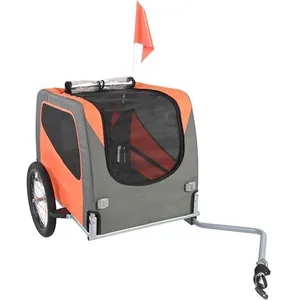 Remorque Pour Chien-Duoku- Capacité de 30 kg-Porte-Vélo pour Animaux d...Vendu parcdiscount