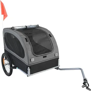 Remorque pour Chien-Duoku-Capacité de 40 kg-Porte Vélo pour Animaux de...Vendu parcdiscount