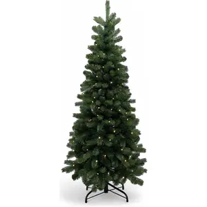 XMS-Trees Arbre de Noël artificiel Banff H240 x Ø101 cm - LED incluse ... pas cher