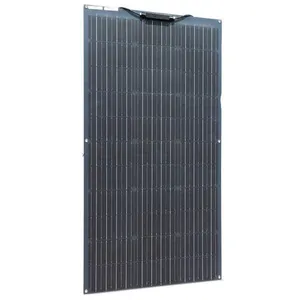 OEM Kit de Panneau Solaire Flexible, 12V 24V 200W, Noir pas cher