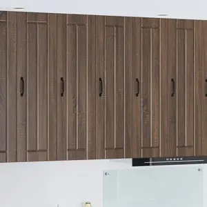 vidaXL Meuble mural de cuisine avec porte Chêne brun 30 x 31 x 100 cm pas cher