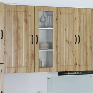 vidaXL Meuble mural de cuisine Chêne artisanal 40 x 31 x 100 cm pas cher
