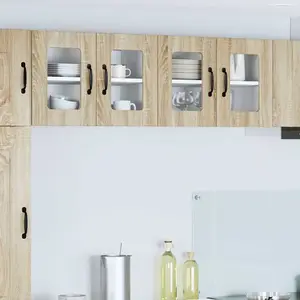 vidaXL Meuble mural de cuisine avec porte Chêne Sonoma 60 x 31 x 40 cm