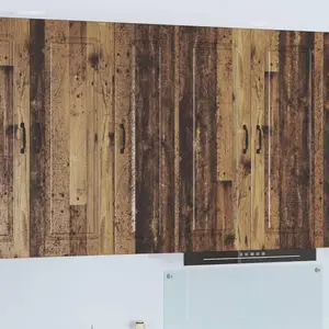 vidaXL Meuble mural de cuisine avec porte Bois Ancien 30 x 31 x 100 cm pas cher