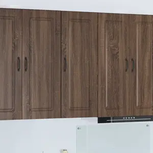 vidaXL Meuble mural de cuisine avec porte Chêne brun 40 x 31 x 100 cm pas cher