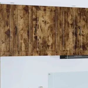 vidaXL Armoire de cuisine Chêne fumé 50 x 31 x 80 cm Bois d'ingénierie pas cher