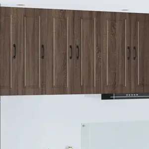 vidaXL Armoire de cuisine Chêne brun 30 x 31 x 80 cm Bois d'ingénierie pas cher