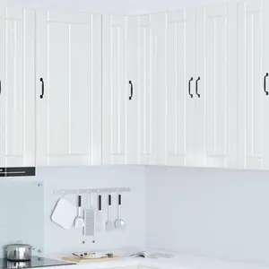 Comparateur de prix : vidaXL Meuble mural de cuisine Blanc brillant 57 x 57 x 100 cm