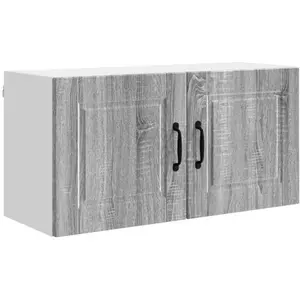 vidaXL Armoire de cuisine Gris Sonoma 80 x 31 x 40 cm Bois composite pas cher