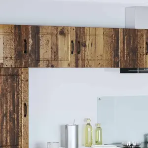 vidaXL Armoire de cuisine avec étagère Bois ancien 50 x 31 x 40 cm pas cher