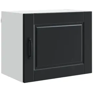 vidaXL Armoire de cuisine Noir 50 x 31 x 40 cm Bois d'ingénierie pas cher