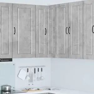 Comparateur de prix : vidaXL Armoire de cuisine avec étagère Gris béton 57 x 57 x 100 cm