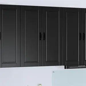 vidaXL Armoire de cuisine Noir 80 x 31 x 100 cm Bois d'ingénierie pas cher