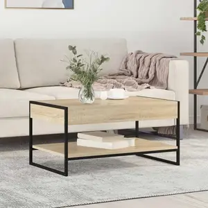 vidaXL vidaXL Table basse Sonoma 80 x 50 x 40 cm Bois d'ingénierie pas cher