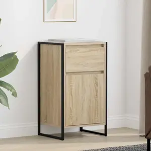 vidaXL Buffet avec tiroir Sonoma 81 x 36 x 150.5 cm Bois d'ingénierie pas cher