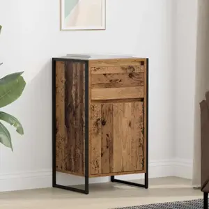 vidaXL vidaXL Buffet Bois Ancien 81 x 36 x 150.5 cm Bois d'ingénierie pas cher