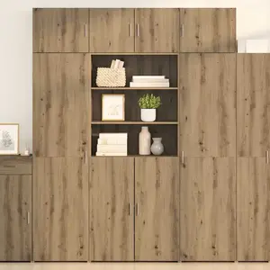 vidaXL vidaXL Haut Armoire Chêne artisanal 80 x 42,5 x 185 cm pas cher