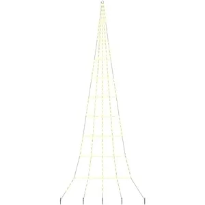 Comparateur de prix : vidaXL Vidaxl Arbre De Noël Led Avec 276 Led Blanc Chaud 511 Cm Métal