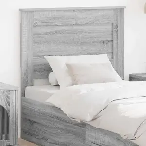 vidaXL Tête de lit Gris Sonoma 80 cm Bois d'ingénierie pas cher