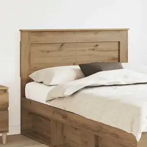 vidaXL Tête de lit Chêne artisanal 120 cm Bois d'ingénierie pas cher