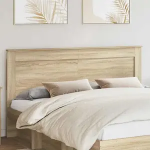 vidaXL Tête de lit Chêne Sonoma 200 cm Bois d'ingénierie pas cher
