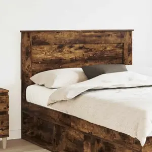 vidaXL Tête de lit Chêne fumé 135 cm Bois d'ingénierie pas cher