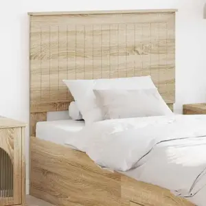 vidaXL Tête de lit Chêne Sonoma 90 cm Bois d'ingénierie pas cher