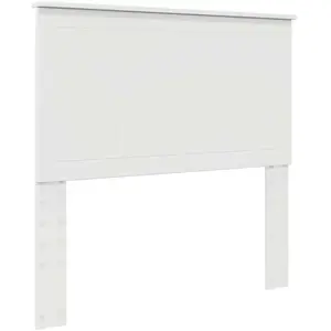 vidaXL Tête de lit Blanc Brillant 100 cm Bois d'ingénierie pas cher