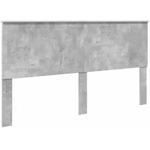 vidaXL Tête de lit Gris béton 180 cm Bois d'ingénierie pas cher