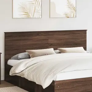 vidaXL Tête de lit Chêne brun 200 cm Bois d'ingénierie pas cher