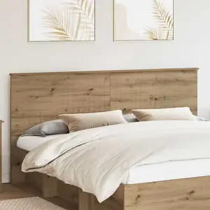 vidaXL Tête de lit Chêne artisanal 200 cm Bois d'ingénierie pas cher
