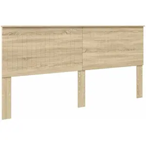 vidaXL Tête de lit Chêne Sonoma 200 cm Bois d'ingénierie pas cher